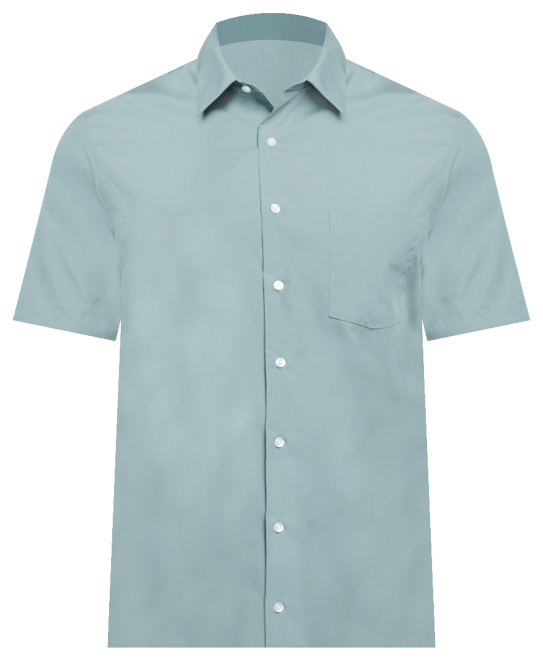 Poplin Solid Short-Sleeve Dress Shirt