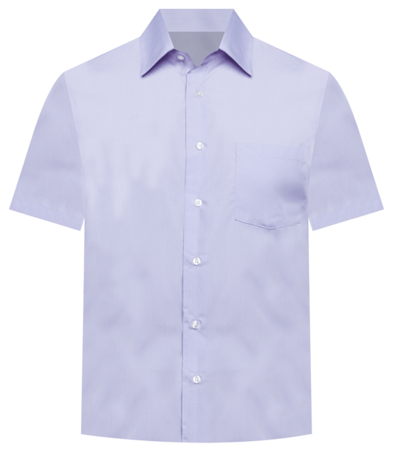 Poplin Solid Short-Sleeve Dress Shirt
