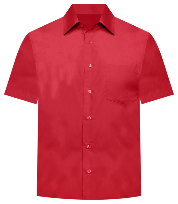 Poplin Solid Short-Sleeve Dress Shirt