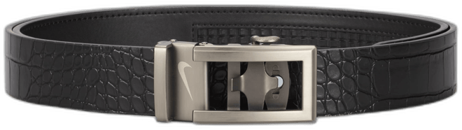 Nike Men's Custom-Fit Croco Golf Belt With Ultralight Buckle