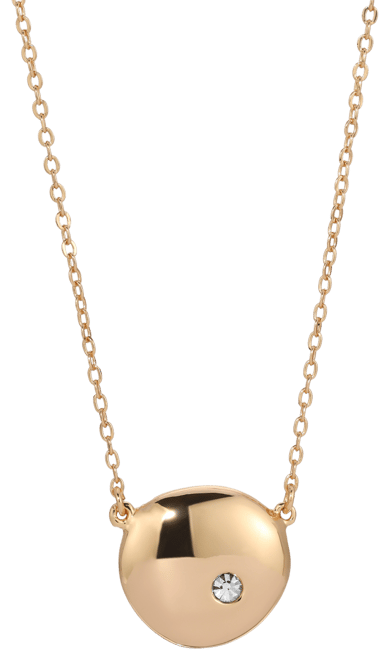 Polished Pebble Pendant Necklace