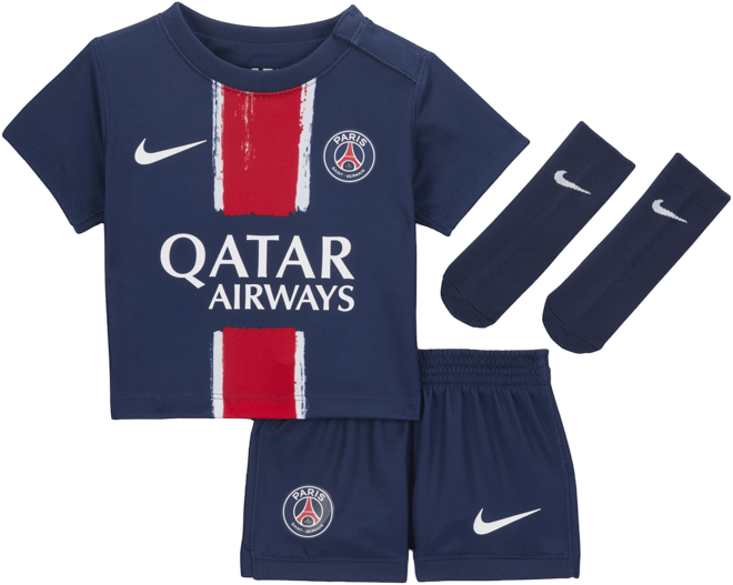 Paris Saint-Germain 2024/25 Stadium Domicile Ensemble 3 pièces replica Nike Football pour bébé et tout-petit