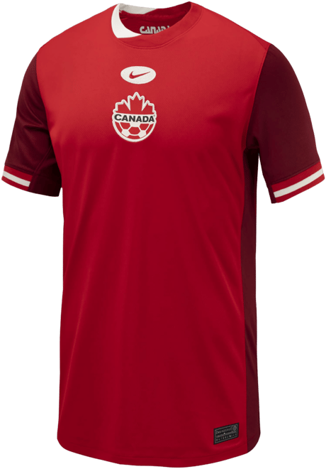 Canada 2024 Stadium Home Big Kids' Nike Dri-FIT Soccer Replica Jersey