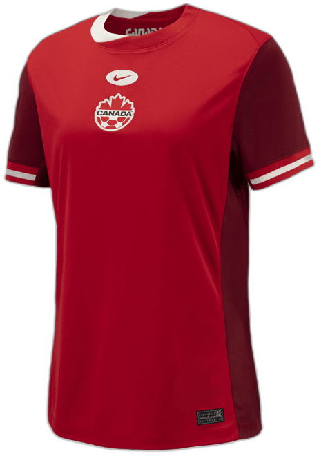 Canada 2024 Stadium Home Women's Nike Dri-FIT Soccer Replica Jersey