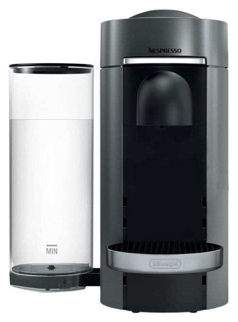 Vertuo Plus Deluxe Coffee and Espresso Machine by De'Longhi in Titan