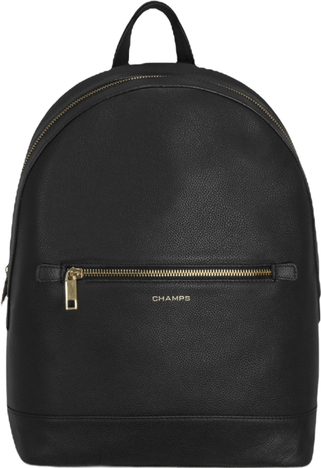 champs leather backpack Onyx / Compact  Luggage minimalistic backpack comfortably fits a 15.6 CHAMPS Gala Collection 15 in.