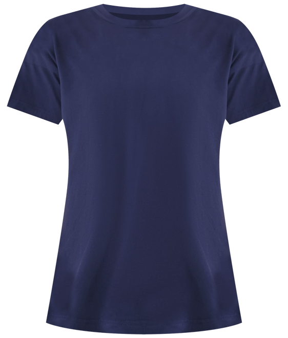 Navy Presley Boyfriend Tee