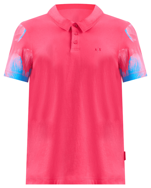 Men's Floral Polo Shirt