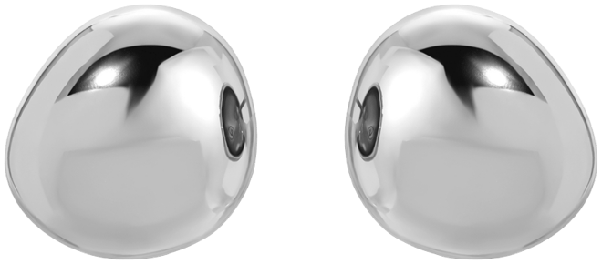 Polished Pebble Stud Earrings