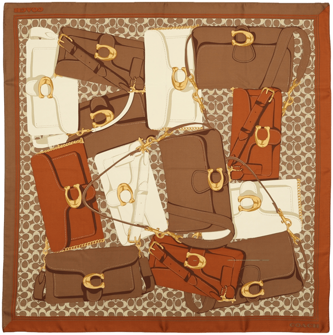 35" Tabby Silk Square Scarf