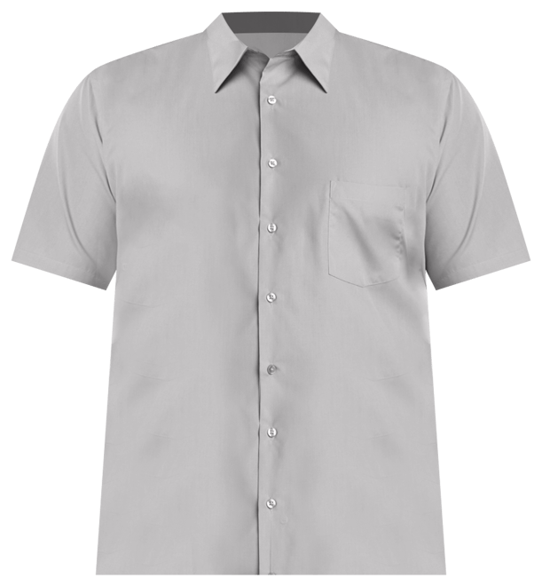 Men's Big & Tall Poplin Short Sleeve Dress Shirt
