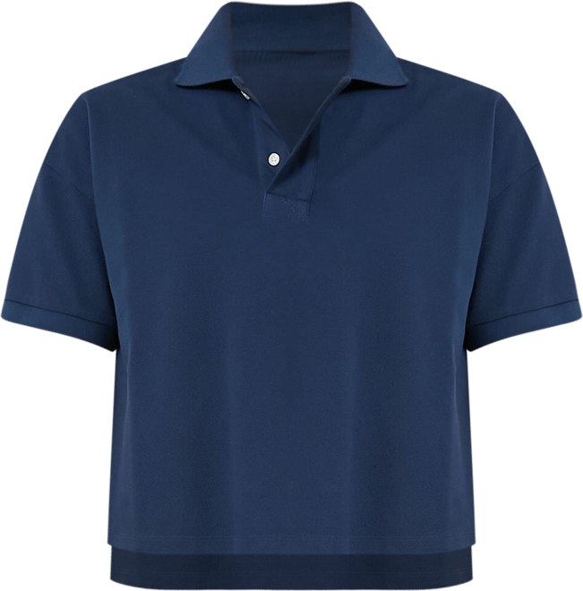 Navy Pique Holmes Boyfriend Polo