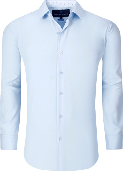 Men's Geometric Performance Stretch Button Down Dress Shirt