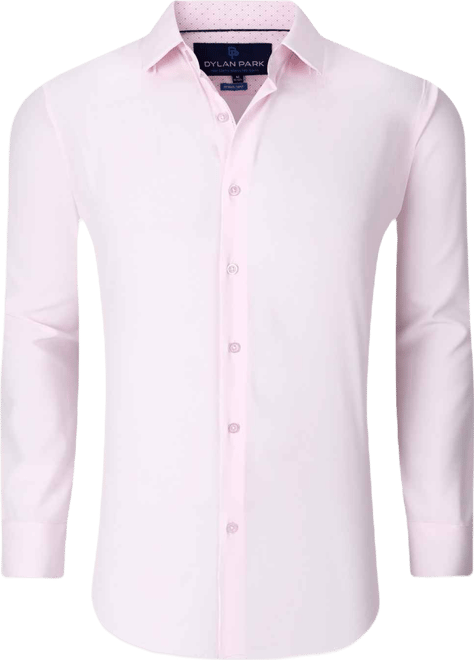 Men's Geometric Performance Stretch Button Down Dress Shirt