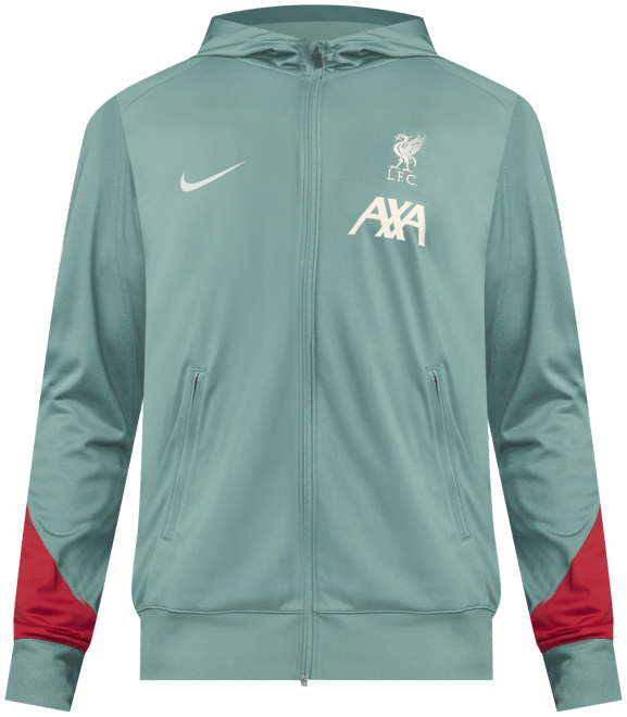 Liverpool FC Strike Nike Dri-FIT knit voetbaltrainingspak met capuchon voor heren