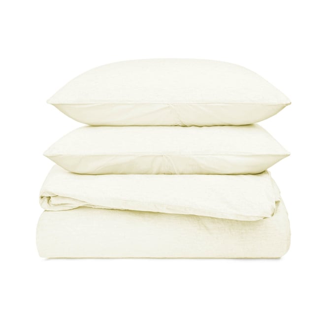 French Linen and Cotton Duvet & Sham Set