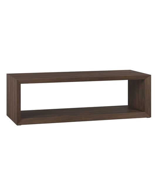 Osmond 58" Wide Rectangular Coffee Table in Alder Brown