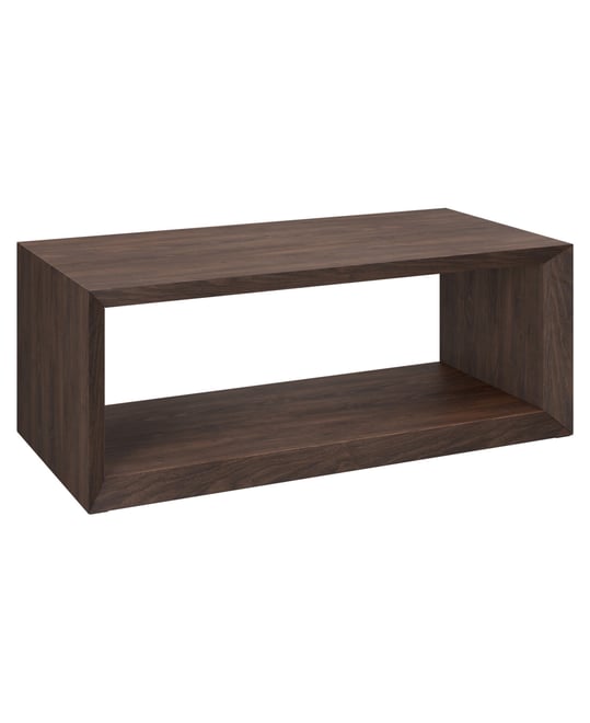 Osmond 48" Wide Rectangular Coffee Table in Alder Brown