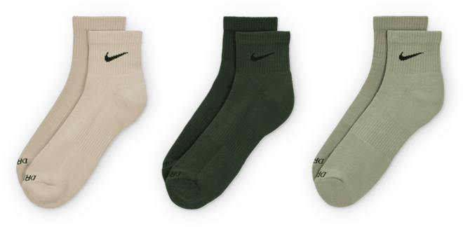 Nike Everyday Plus Cushioned Training Ankle Socks (3 Pairs)