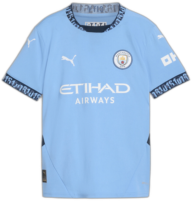 PUMA Manchester City 24/25 Big Home Soccer Jersey, Kids