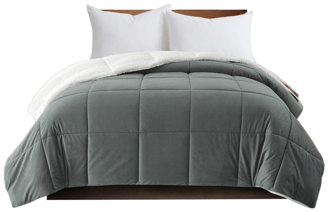 Sherpa Reversible Comforter, King