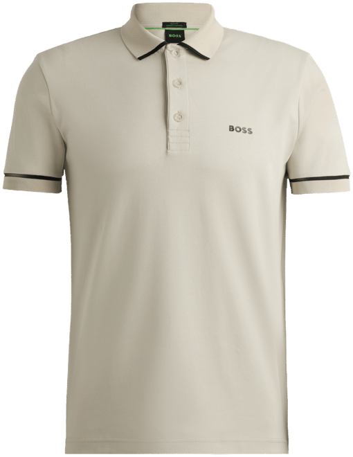 Boss by  Men's Contrast Trim Slim-Fit Polo Shirt