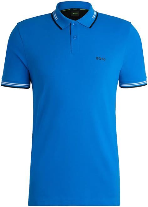 Boss by  Men's Stretch-Cotton Slim-Fit Polo Shirt