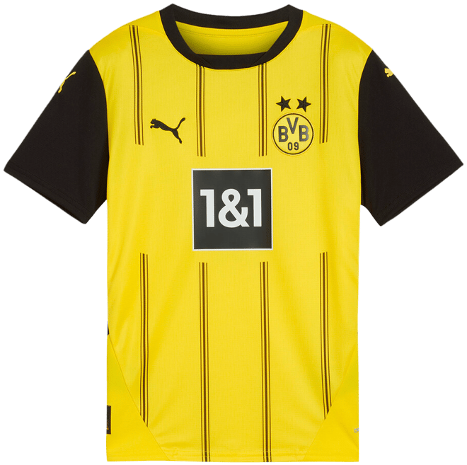 PUMA Borussia Dortmund 24/25 Big Kids' Replica Home Soccer Jersey