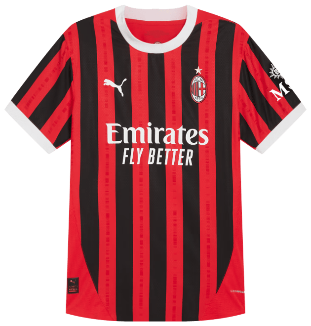 PUMA AC Milan 24/25 Authentic Home Soccer Jersey