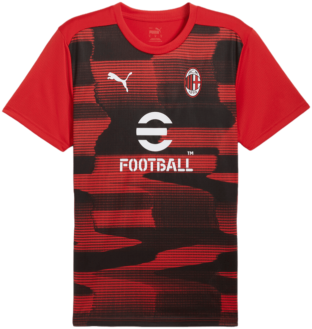 PUMA AC Milan Pre-Match Short Sleeve Soccer Jersey