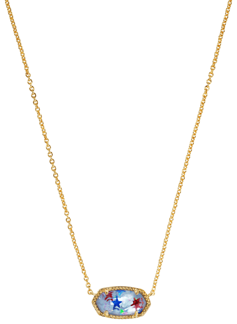 14K Gold Plated Elisa Pendant Necklace