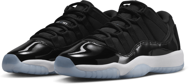 Air Jordan 11 Retro Low "Black/Varsity Royal" Big Kids' Shoes
