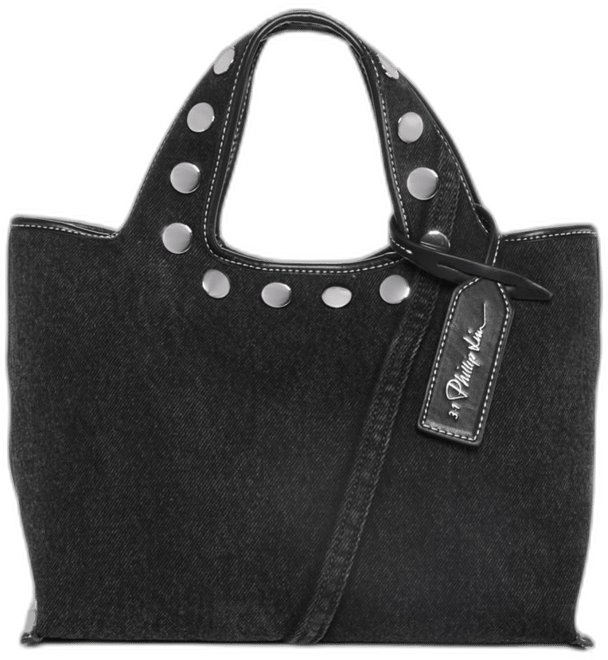 3.1 Phillip Lim◆ウォッシュドデニム ミニ トートバッグ 送料込 3.1 Phillip Lim Washed Denim Mini Market Tote Bag