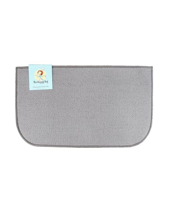 D-Shape Kitchen Throw Rugs (18x30 in.), Non-Skid Backing, Color Options