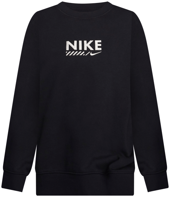 Nike Sportswear Felpa a girocollo oversize in fleece – Donna
