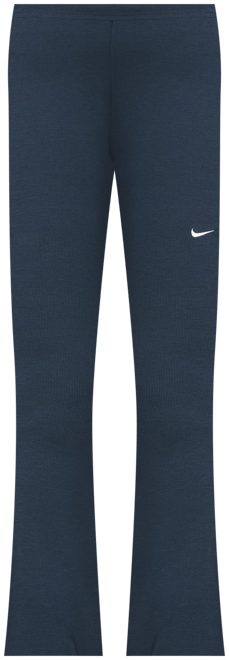 Nike Sportswear Chill Knit Leggings acampanados de tela de minicanalé ajustados para mujer