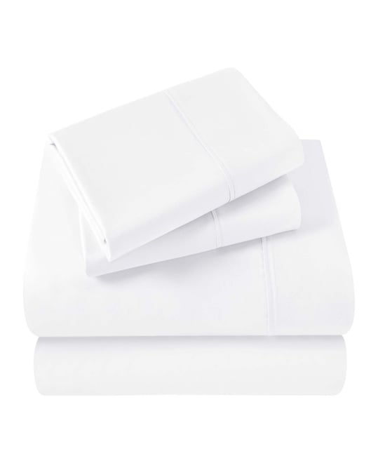 Egyptian Cotton 400 Thread Count Solid Deep Pocket Sheet Set, California King