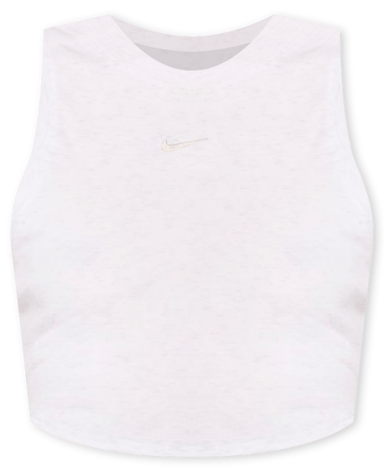 Nike Sportswear Chill Knit Dar Crop Mini Fitilli Kadın Atleti