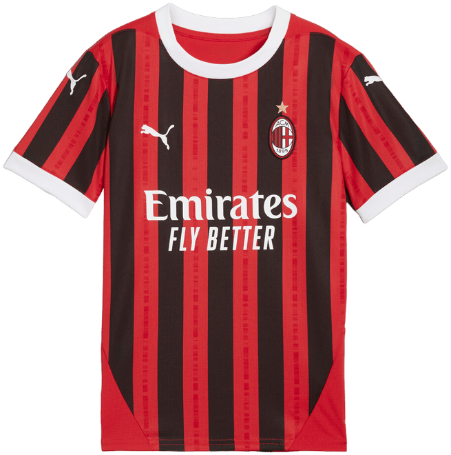 PUMA AC Milan 24/25 Big Replica Home Soccer Jersey, Kids