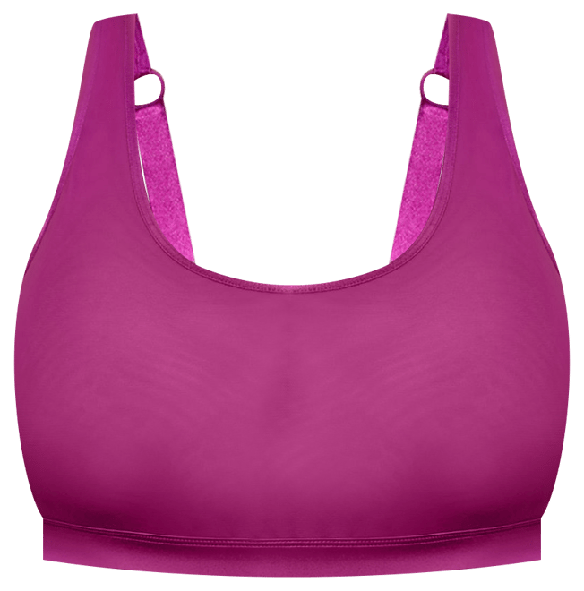  Curvy Couture Sheer Mesh Bralette - 1355 for $32.00