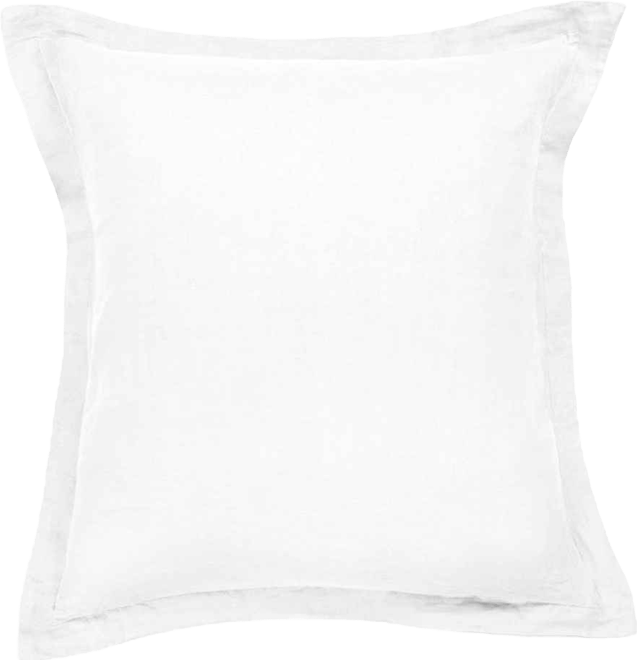 100% French Linen Flanged Euro Sham 26" x 26"
