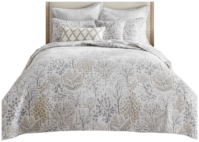 English Forest Reversible 3-Pc. Quilt Set, Full/Queen