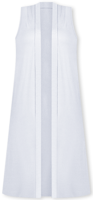 Plus Size Asymmetric Open Front Cardigan Sweater