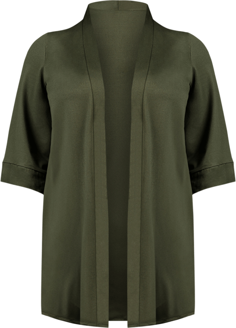 売れ筋商品|||２４セブンコンフォート ニット&セーター アウター レディース Plus Size Flared Open Front Cardigan Sweater Green MONNURO Womens Plus Size Open Front Cardigan Waffle Knit