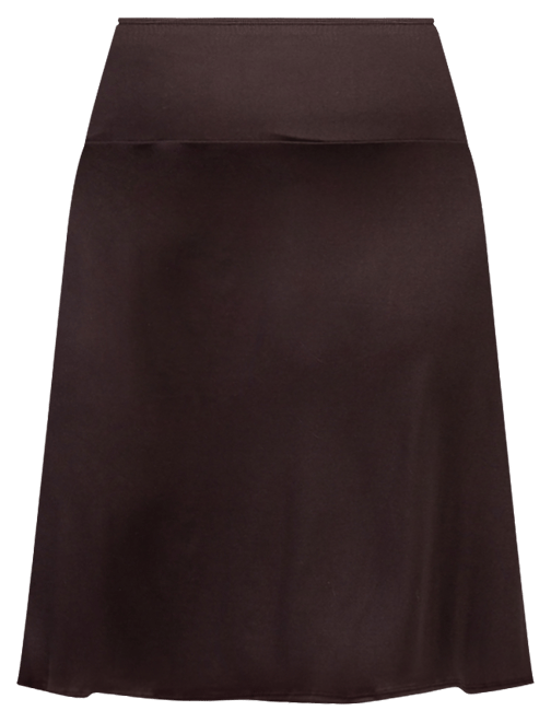 Plus Size A Line Elastic Waist Skirt