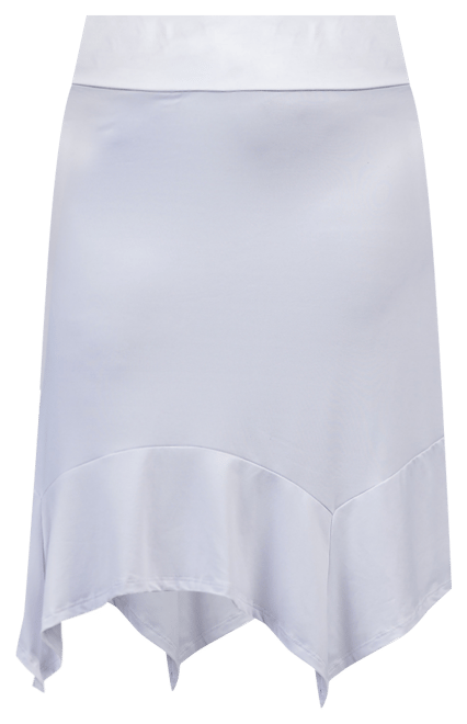 Plus Size Elastic Waist Handkerchief Skirt