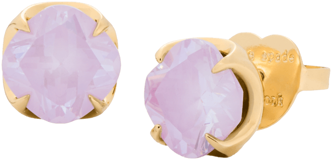 Gold-Tone Color Cubic Zirconia Stud Earrings