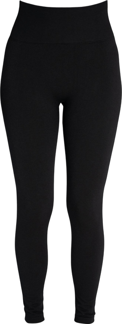 Women's Terry Lined Leggings, Blk Terry, M/L