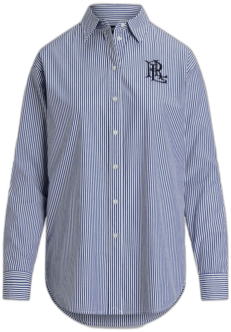 ラルフローレン 90s STANTON stripe shirt M white POLO RALPH LAUREN - 90年代 Polo by Ralph Lauren ポロ ラルフ