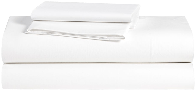 New Brooklinens Soft cotton Luxe Sateen Flat Sheet Cream size twin